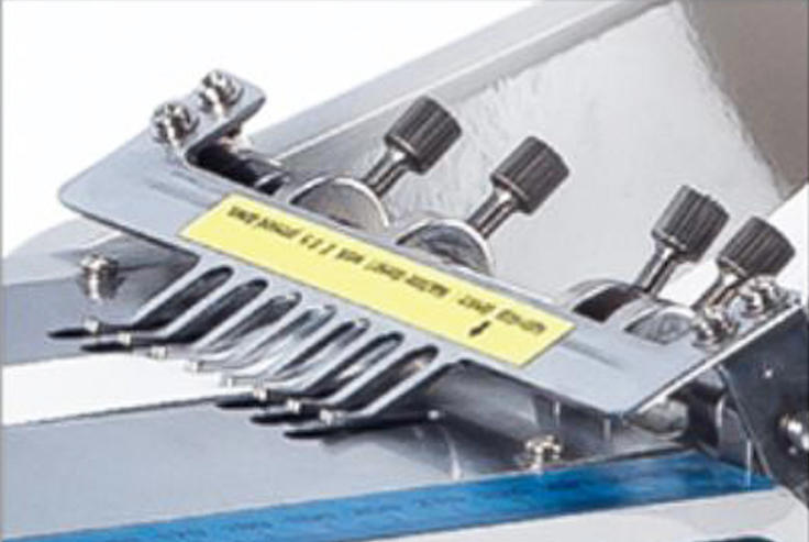  डब्लूजे-100A टेप / बुना काटने के लिए हाई स्पीड स्वचालित बेल्ट लूप कटर (गरम और ठंडे चाकू)